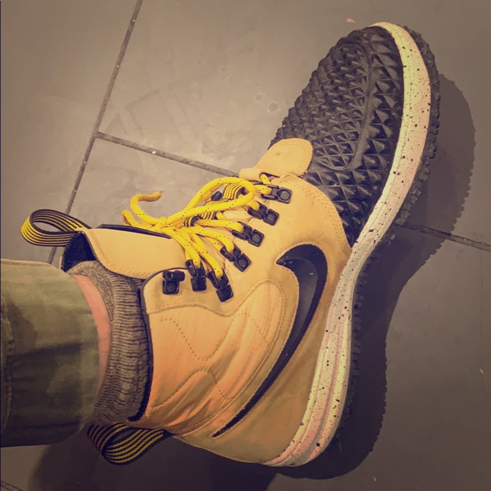 Nike hightops winterized